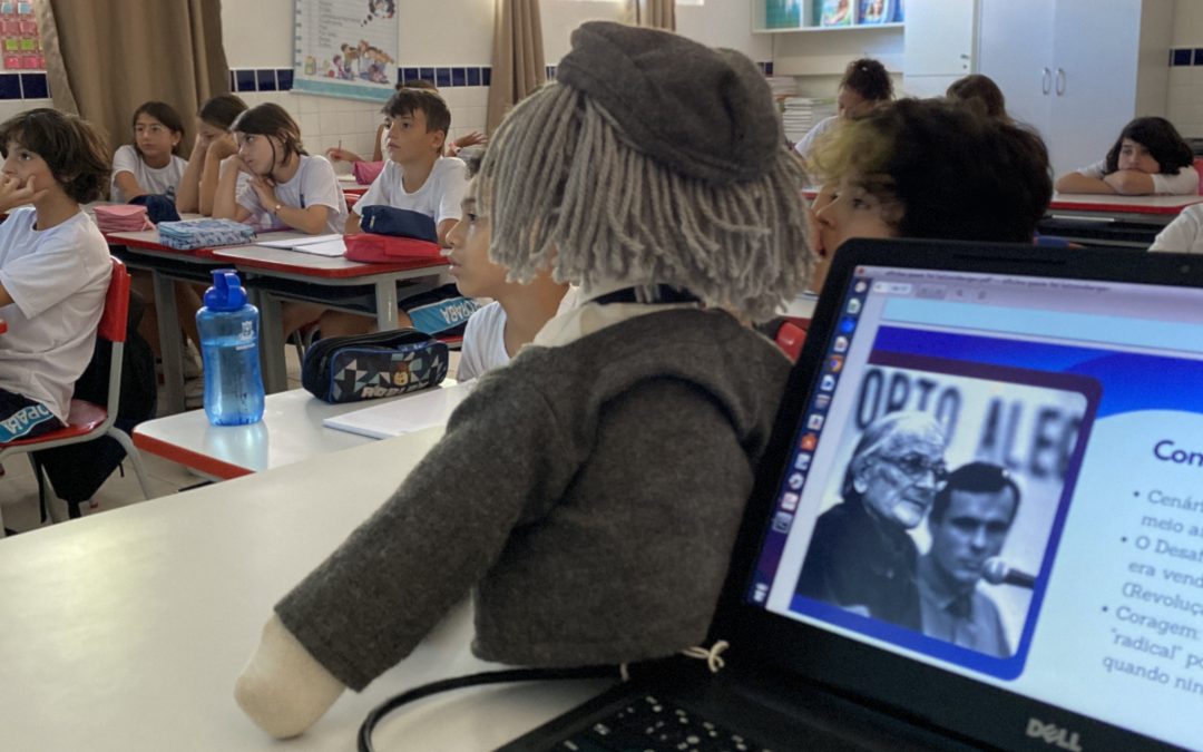 Mostra Lutz leva oficinas sobre José Lutzenberger às escolas do município